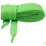 Lacet chaussure plat vert lime 120cm basket, sport