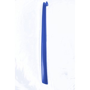 Chausse pied ergonomique en plastique 57cm bleu foncé perlé