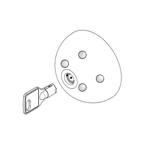 Lot de 2 serrures antivol pour véhicule utilitaire à porte battante ou coulissante - Mottez