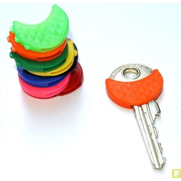 Capuchon Couvre têtes de clés - lot de 10 coloris assortis - Pluriel
