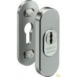 Rosace de sécurité menuiserie bois pour protection de cylindre de porte