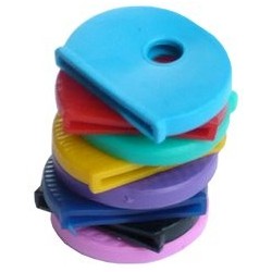 Capuchon Couvre têtes de clés - lot de 10 coloris assortis