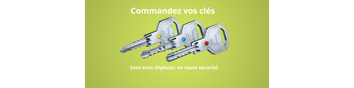 Commandez vos doubles de clés